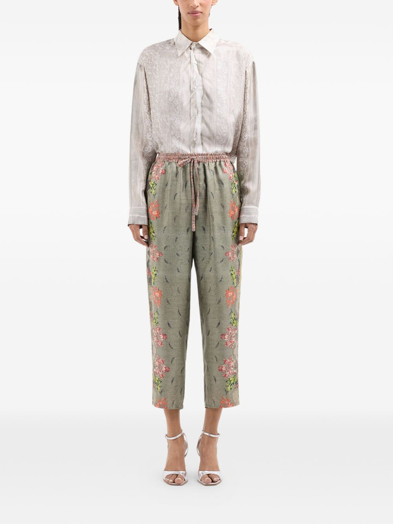 Aloe floral elasticated aloe trousers 3