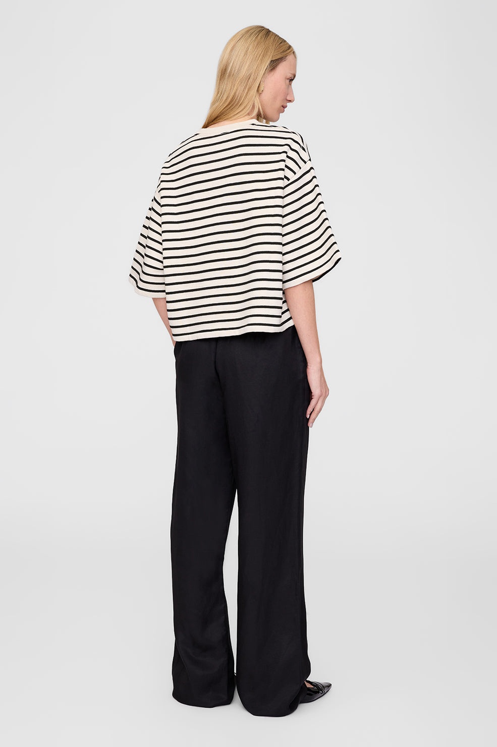 Soto Pant - Black Linen Blend - 3