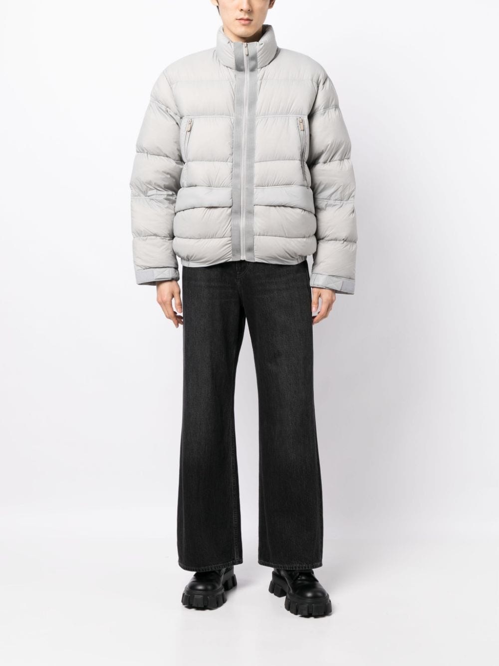 high-neck padded jacket - 2