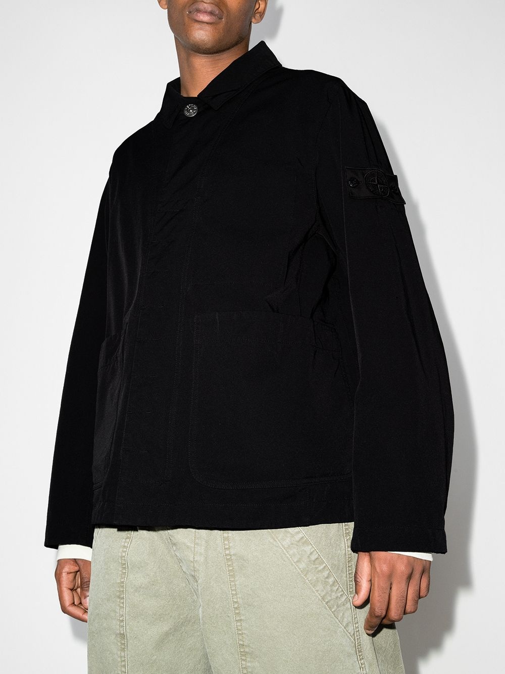 garment-dyed workwear jacket - 2