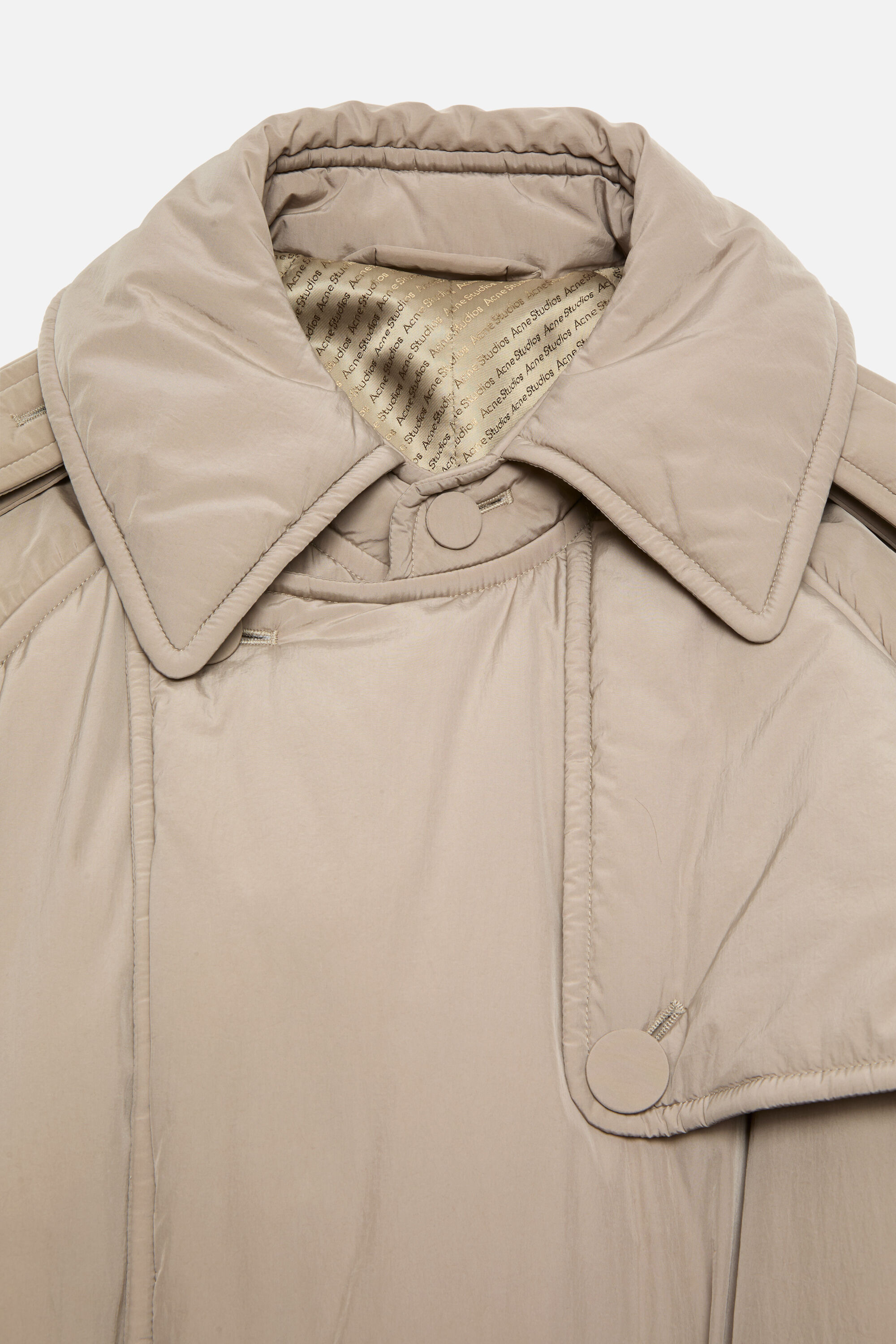 Technical trench coat - Almond brown - 5