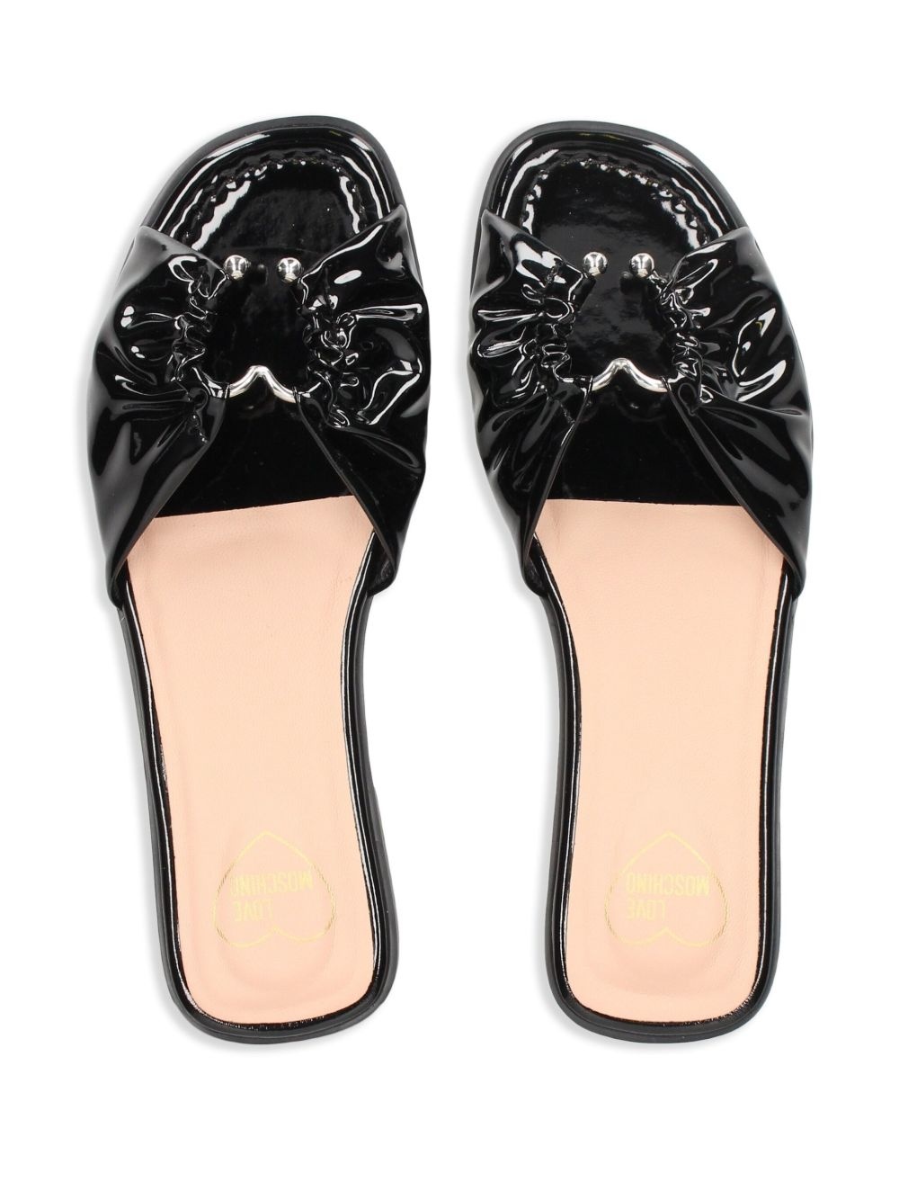 gathered-detail sandals - 4