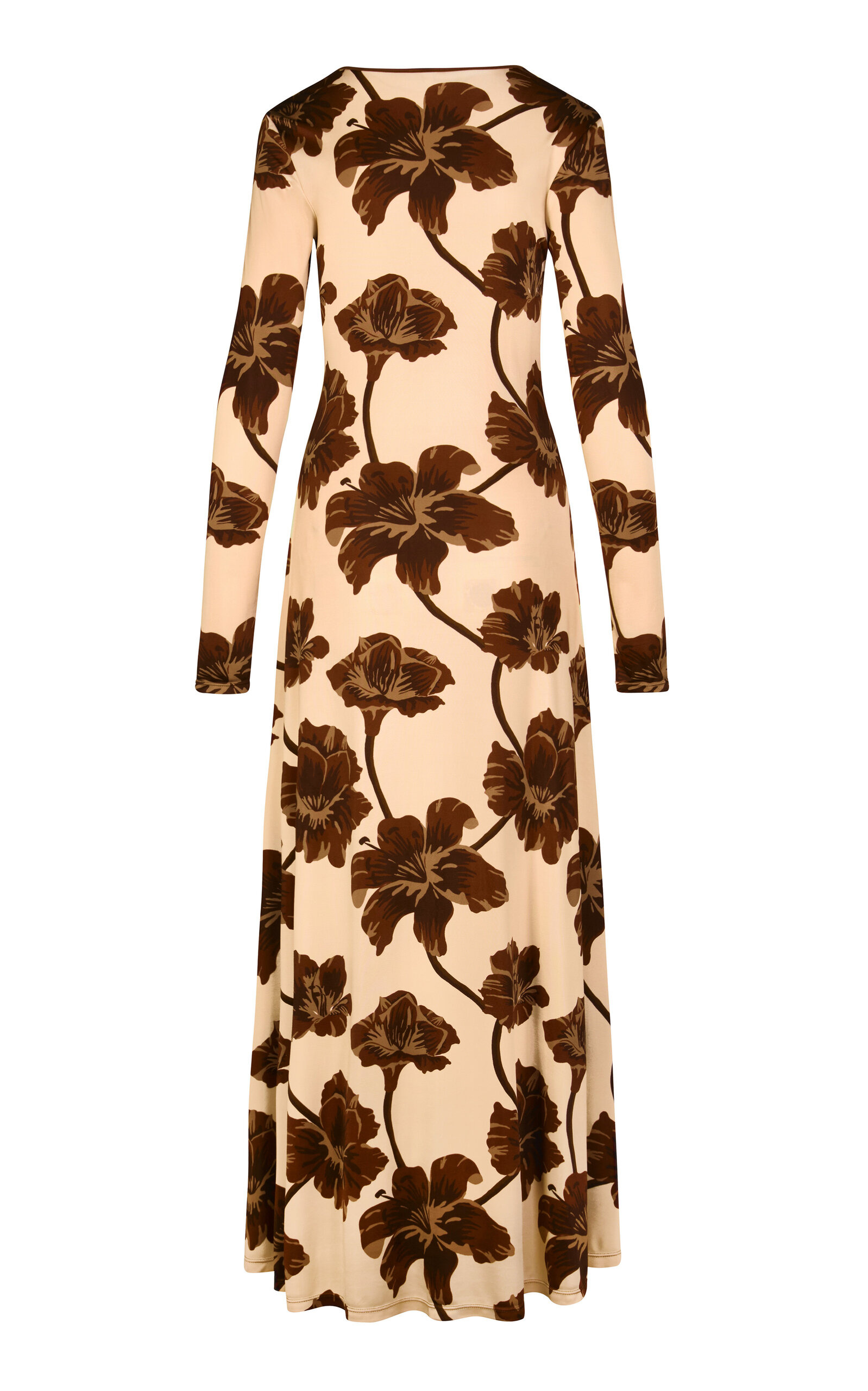Alma Bordada Maxi Dress nude - 5