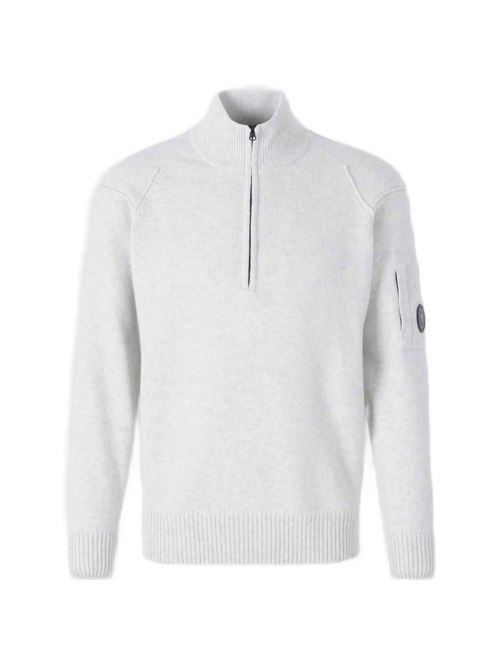 lambswool Lens half zip sweater - 1