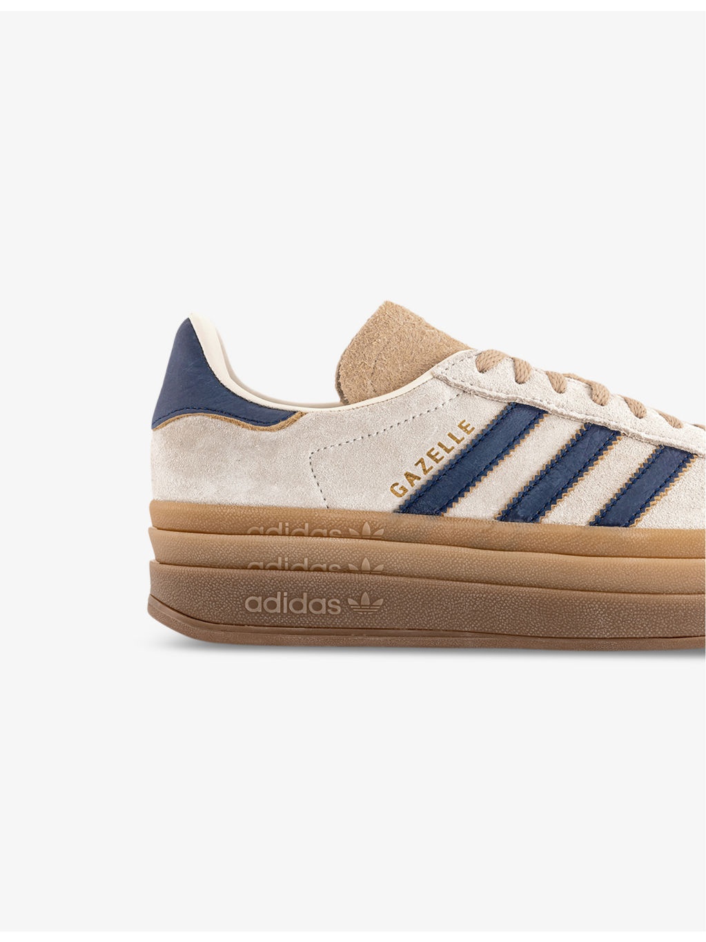 Gazelle Bold brand-stripe suede low-top trainers - 5