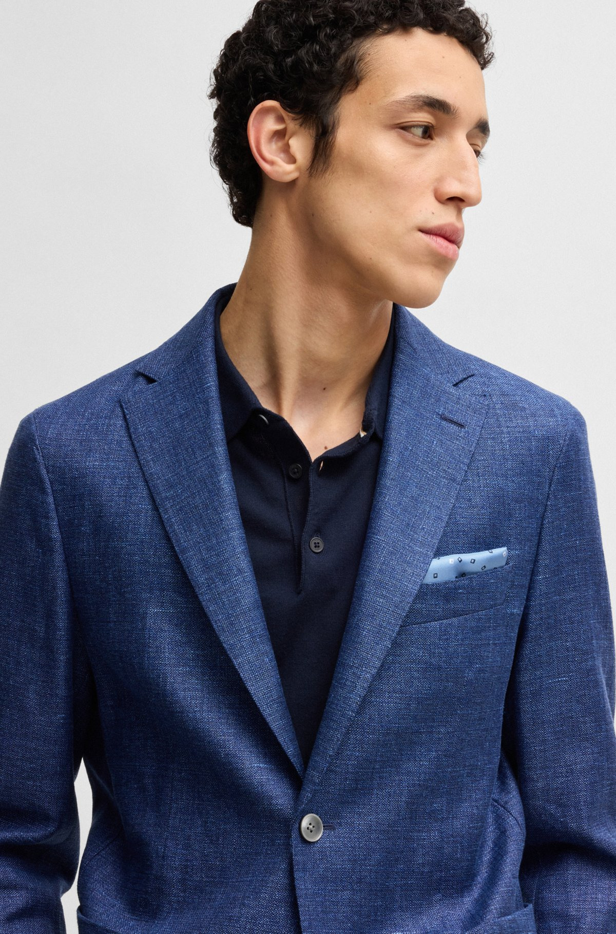 SILK POCKET SQUARE WITH DIGITAL PRINT - 2