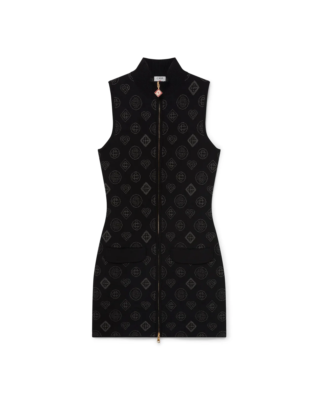Monogram Jacquard Dress | Casablanca Paris - 1