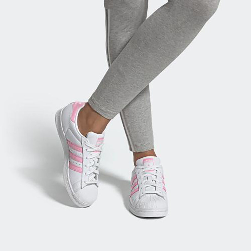 (WMNS) adidas Superstar 'True Pink' FU7444 6