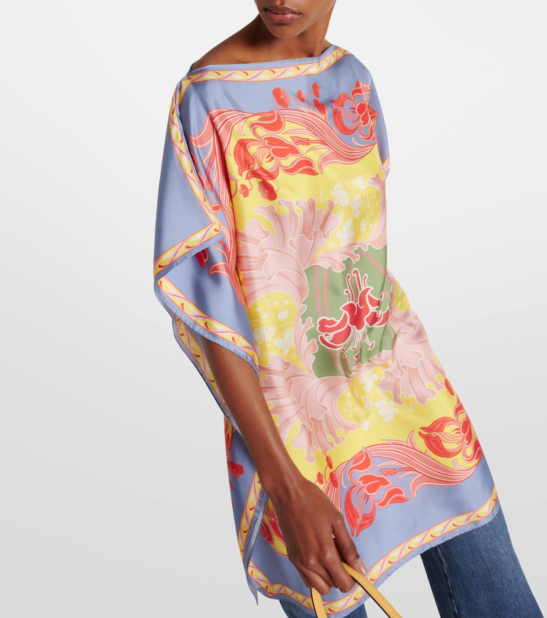 Etro Summer silk twill top - 5