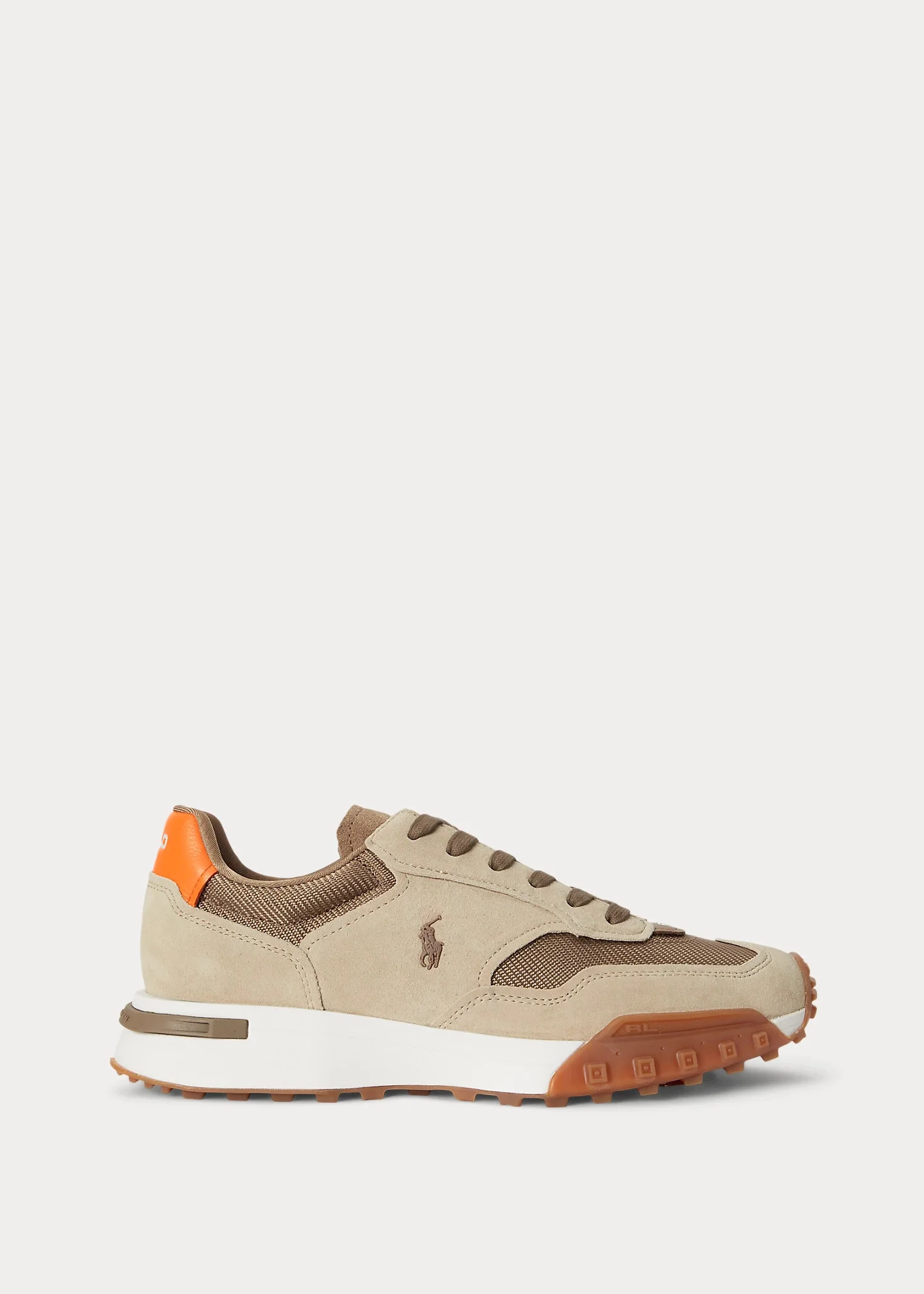 Eldridge Suede-Paneled Sneaker - 1