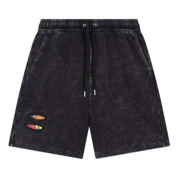 Li-Ning x MARVEL Graphic Shorts 'Washed Black' AKSSB11-1 - 1