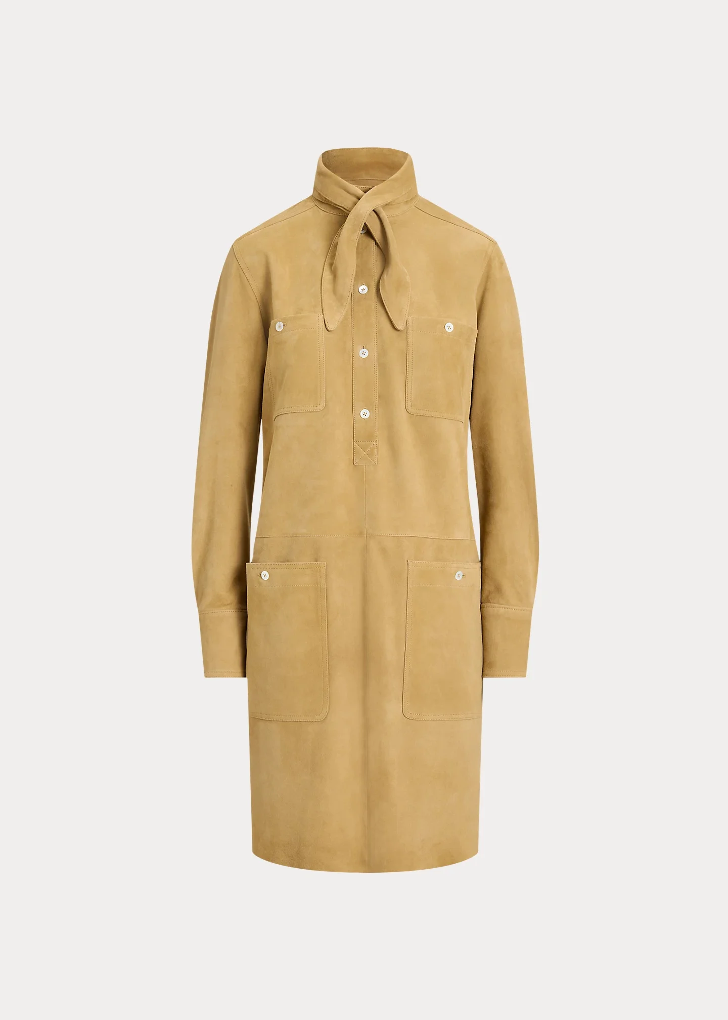 Suede Utility Dress - 1