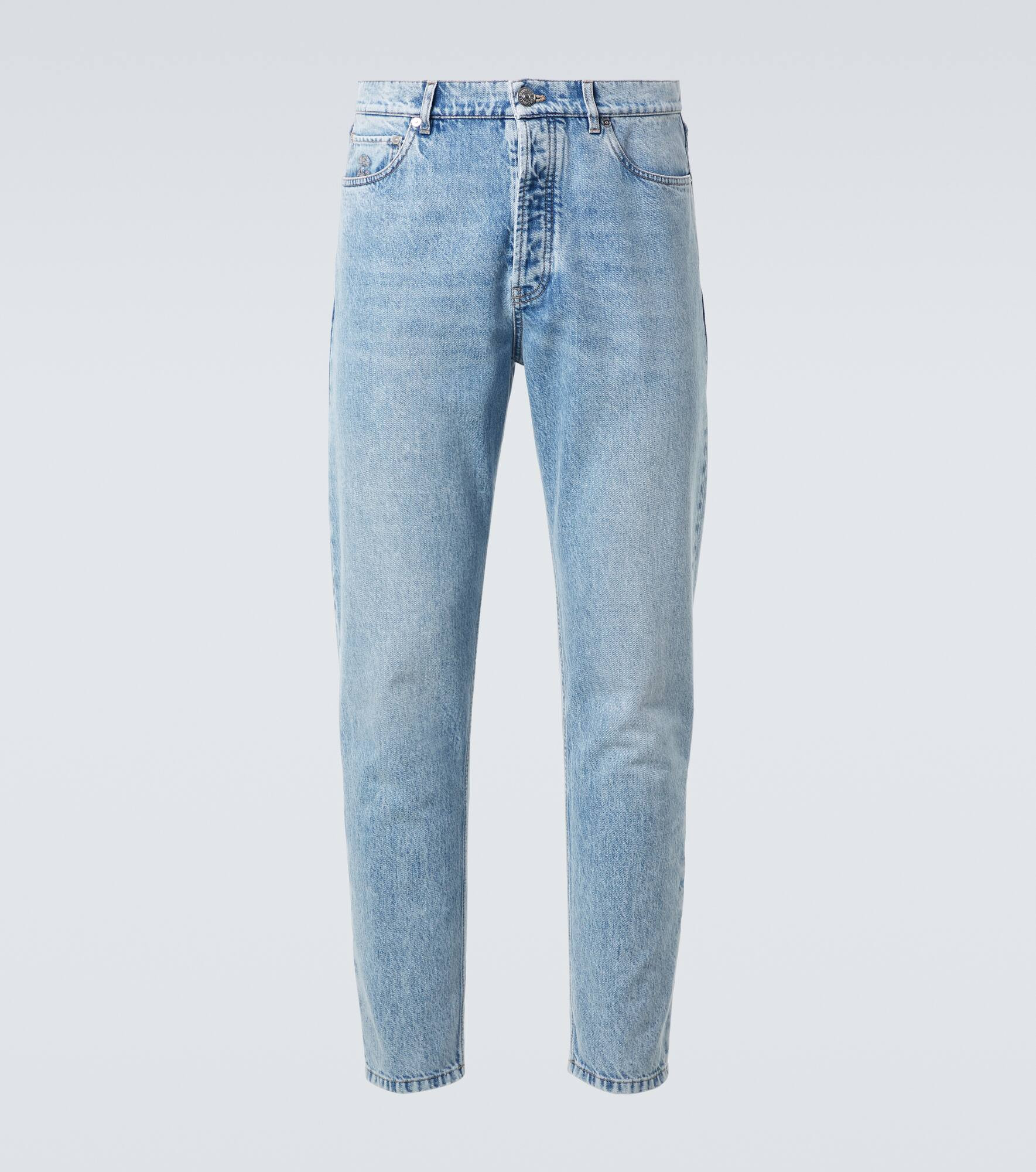 Mid-rise slim jeans - 1