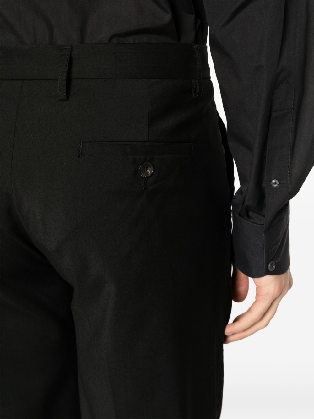 virgin wool tailored trousers - 5