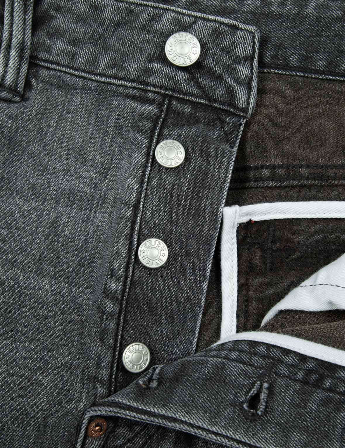 SEAFULL AND LOGO FLAG PRINT FASHION FIT DENIM CARGO SHORTS - 8