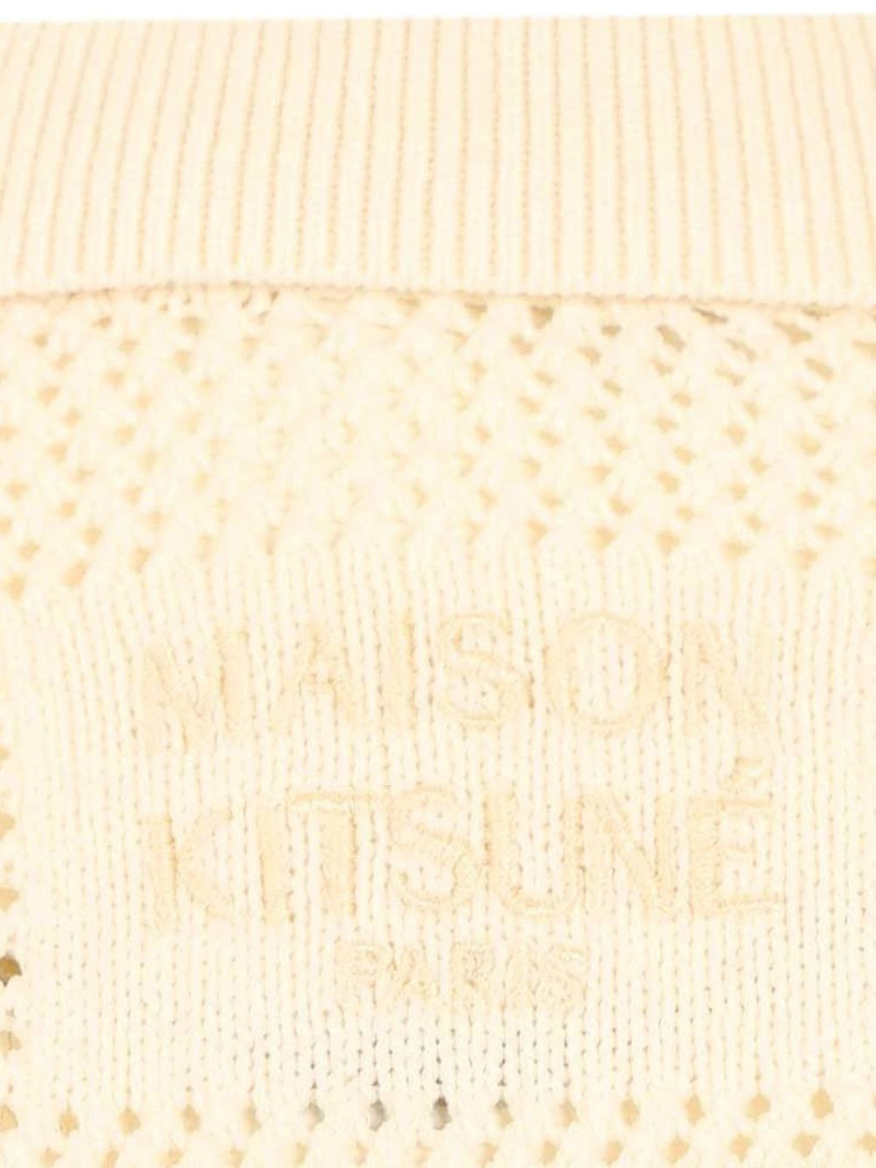 open-knit short-sleeve cardigan 5