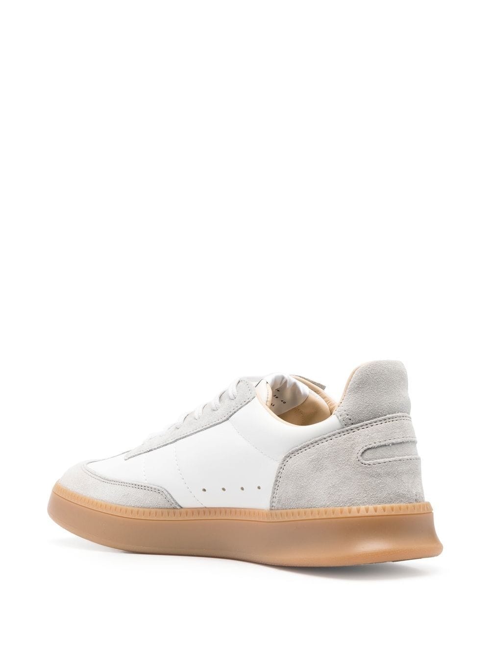 panelled low-top sneakers - 3