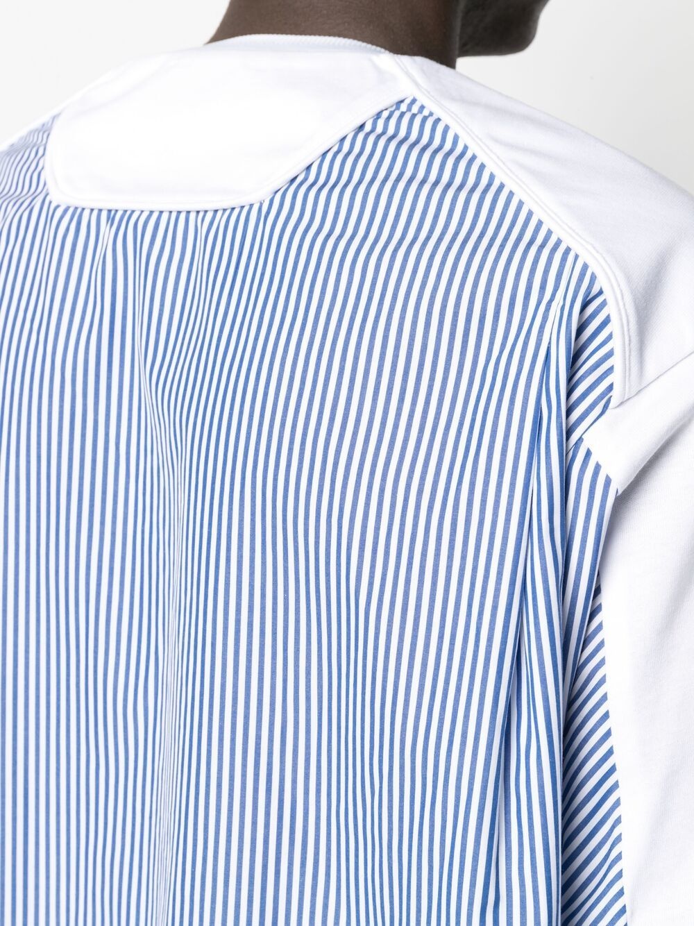 stripe-trim T-shirt - 5