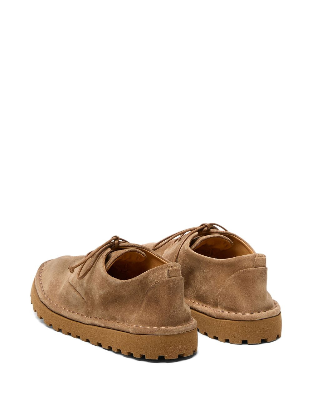 Sancrispa Alta Pomice lace-up suede derby shoes - 3