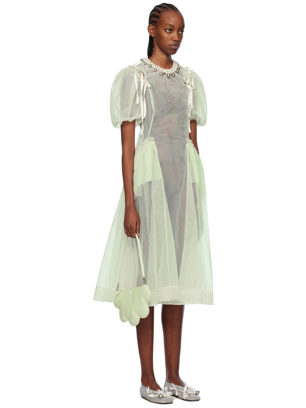Green Bite Midi Dress - 2