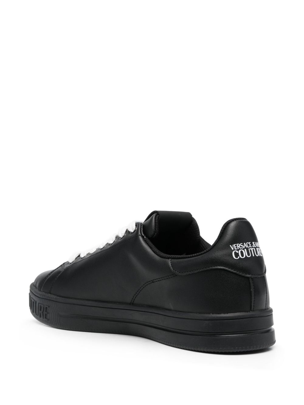 logo-print low-top sneakers - 3
