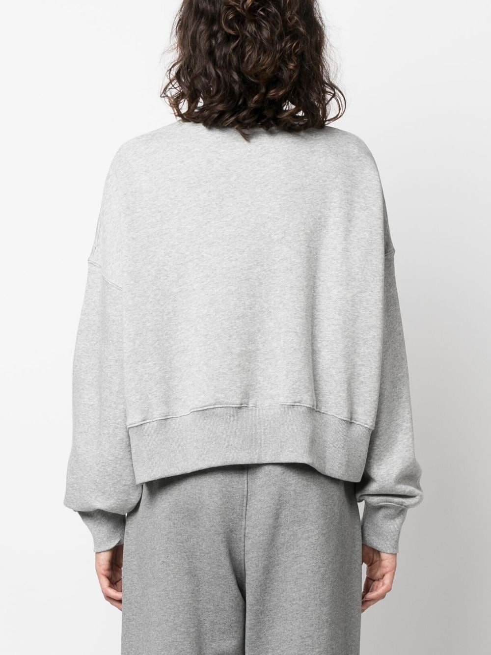 logo-embroidered sweatshirt - 4