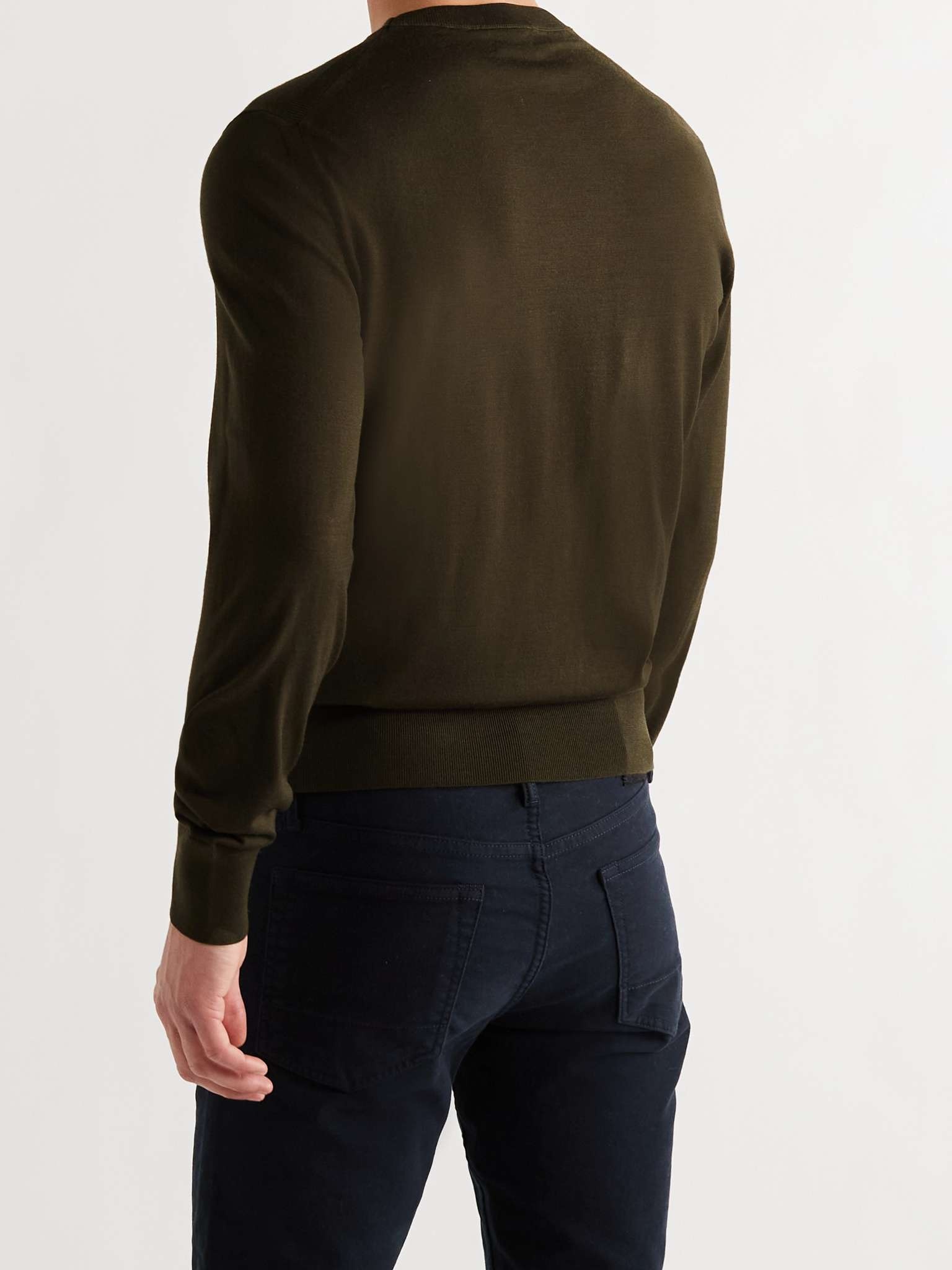 Slim-Fit Wool Sweater - 4