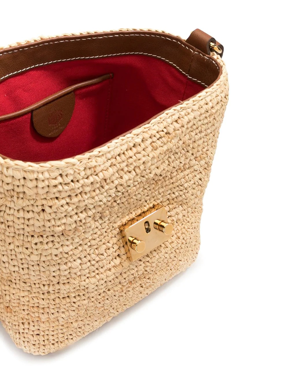 Murphy raffia crossbody bag - 5