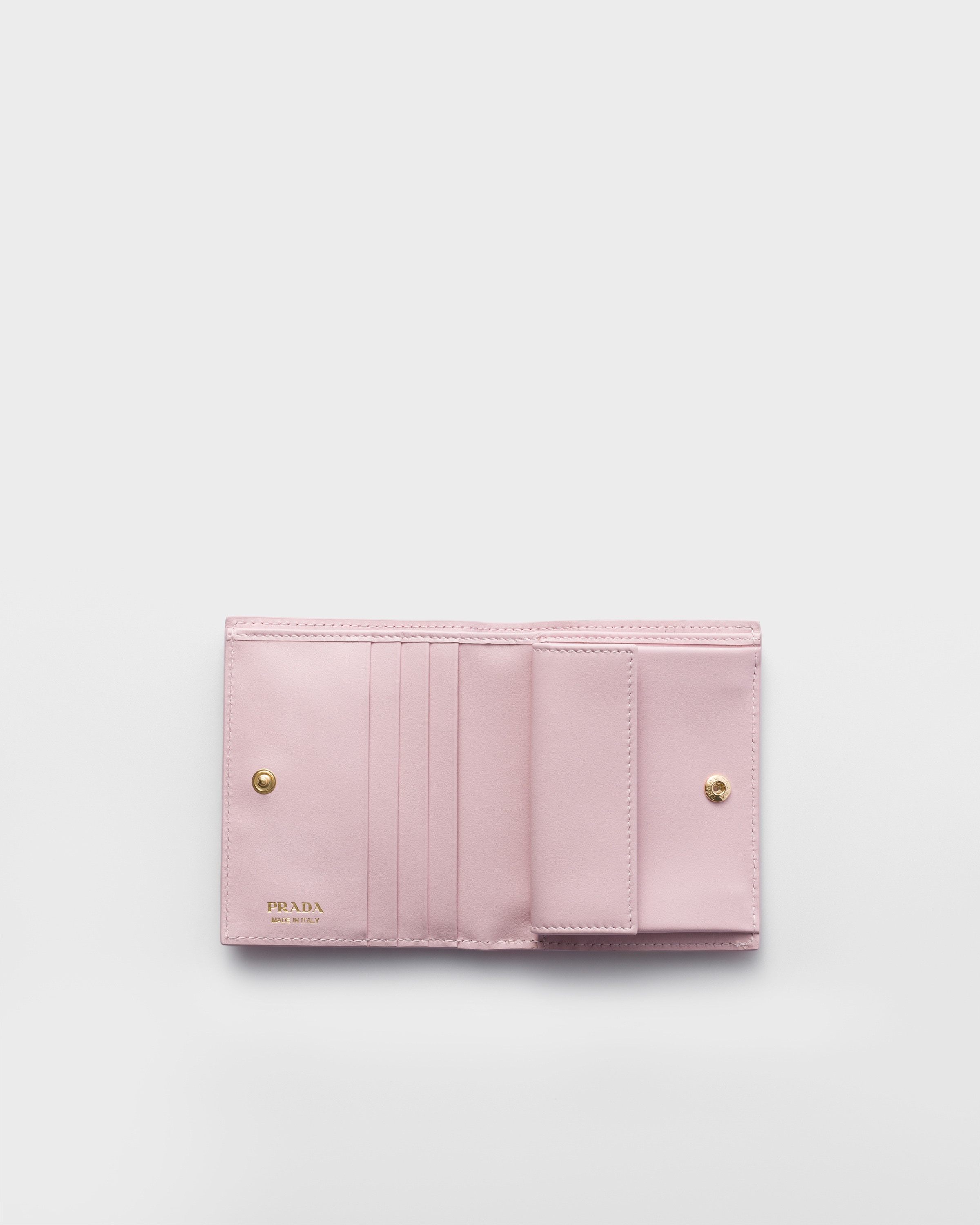 Small floral-print Saffiano leather wallet - 2