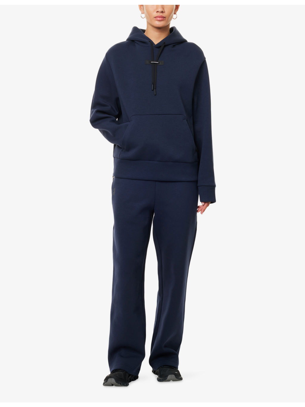 Focus Tech Relaxed-Fit Stretch-Cotton Blend Hoodie - 2