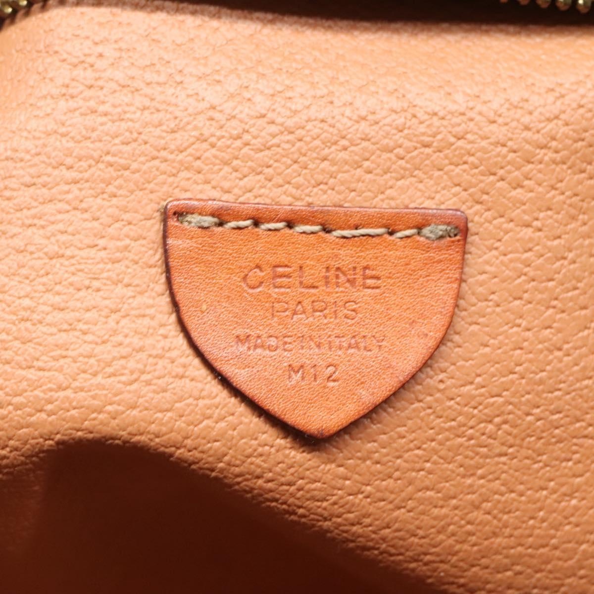 CELINE Macadam Canvas Tote Bag Pvc Leather Brown - 12