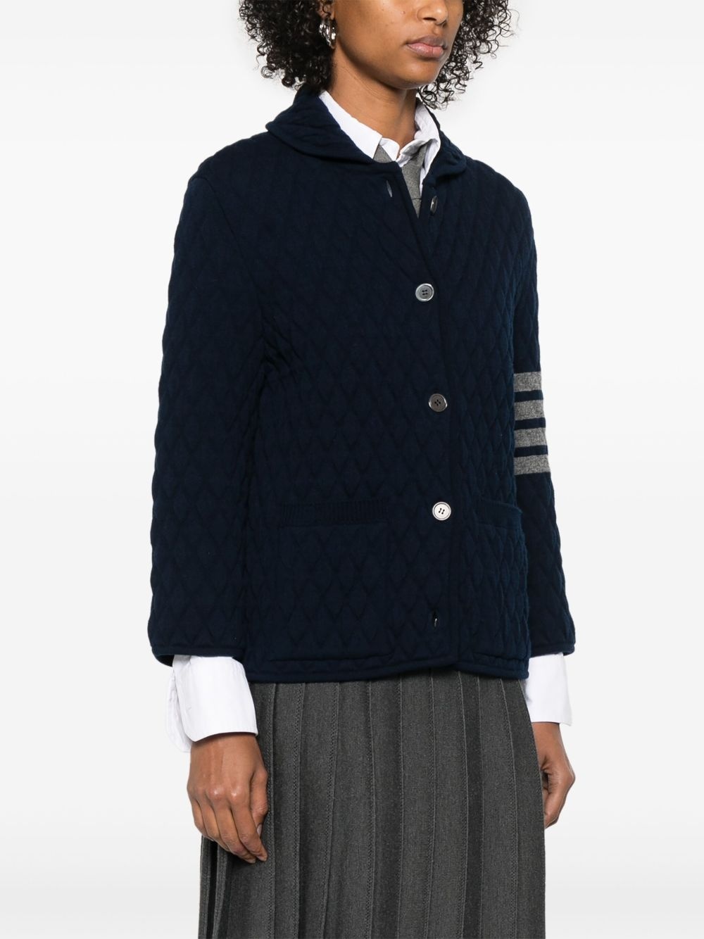 4 Bar Stripes quilted jacket - 3