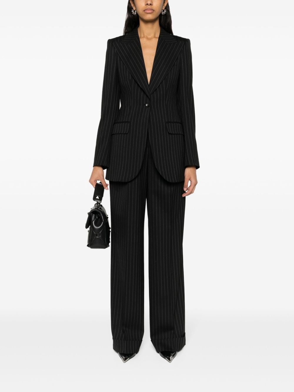 pinstriped Palazzo pants - 2