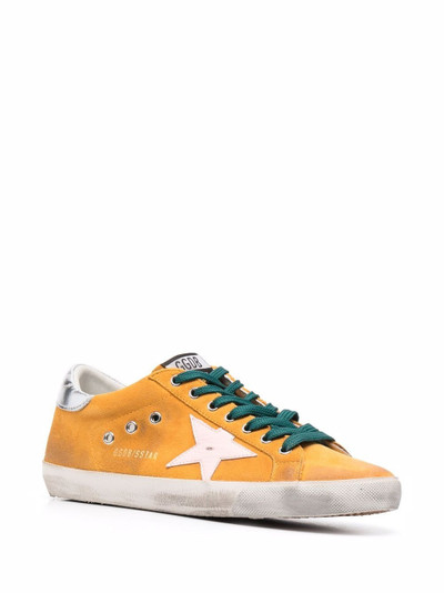 Golden Goose Superstar distressed sneakers outlook