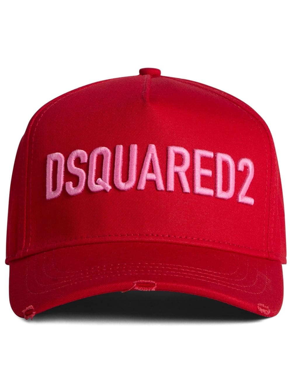 logo-embroidered cotton cap - 1