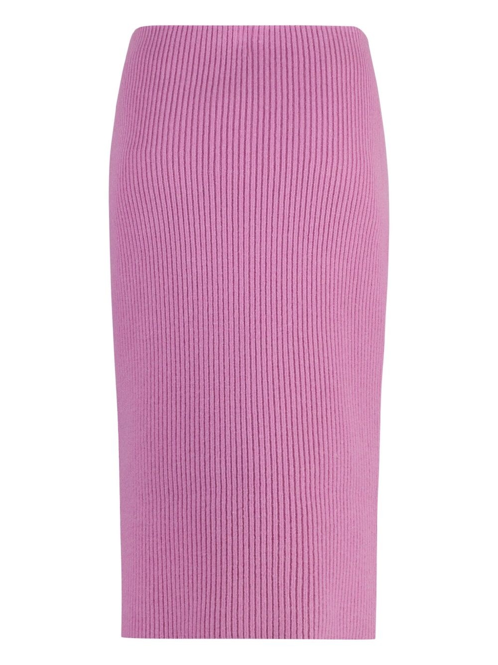 ribbed-knit skirt - 2