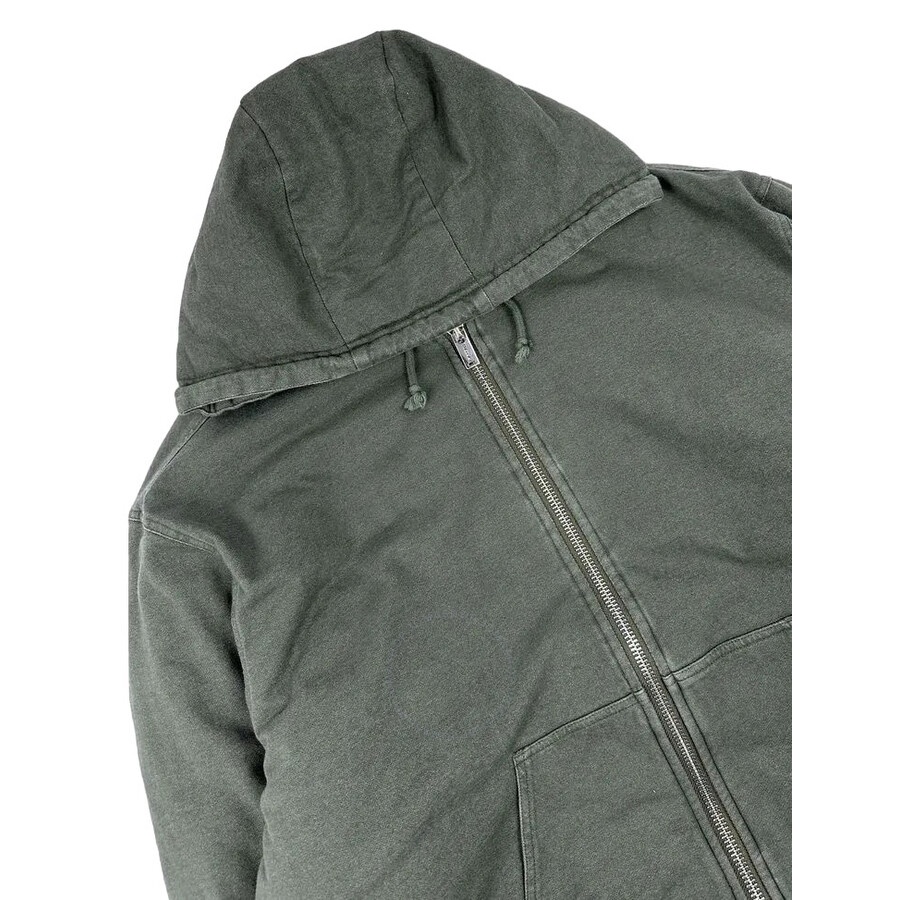 Holzweiler Men's Dark Green Loken Padded Zip Hoodie - 2