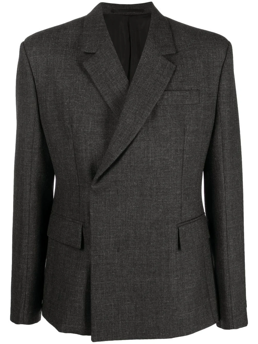 double-breasted tailored blazer - 1