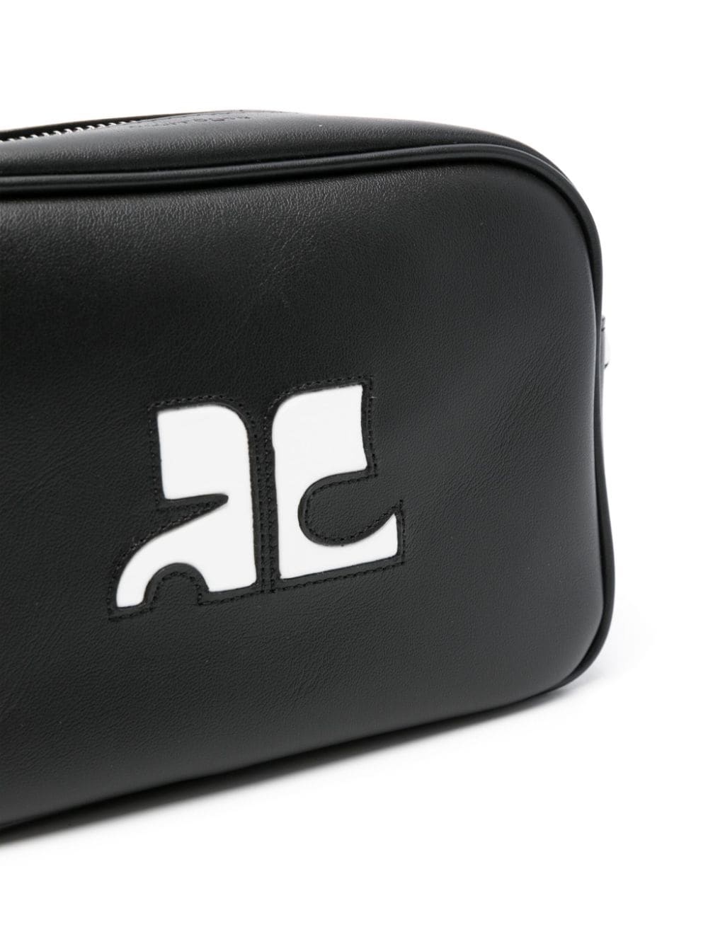 ハンドバッグ Courreges Black Leather Reedition Handbag REEDITION LEATHER BOWLING BAG - courrèges