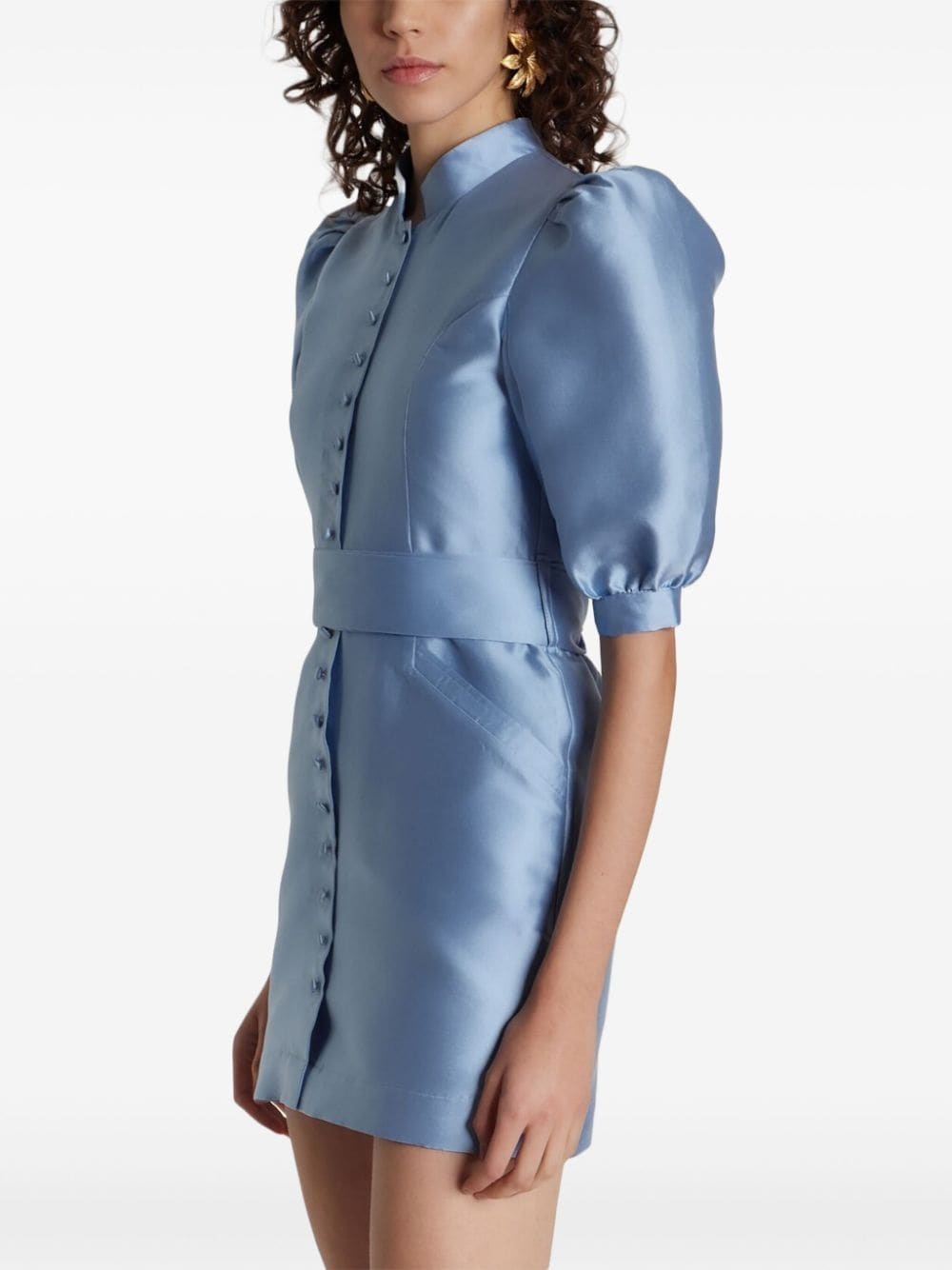 Amoako satin-finish dress - 4