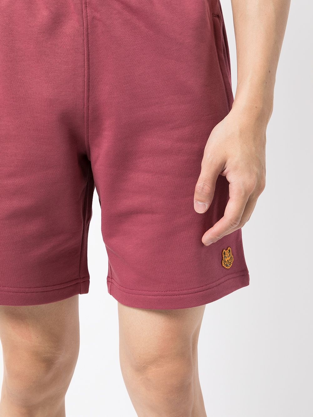 logo-print track shorts - 5