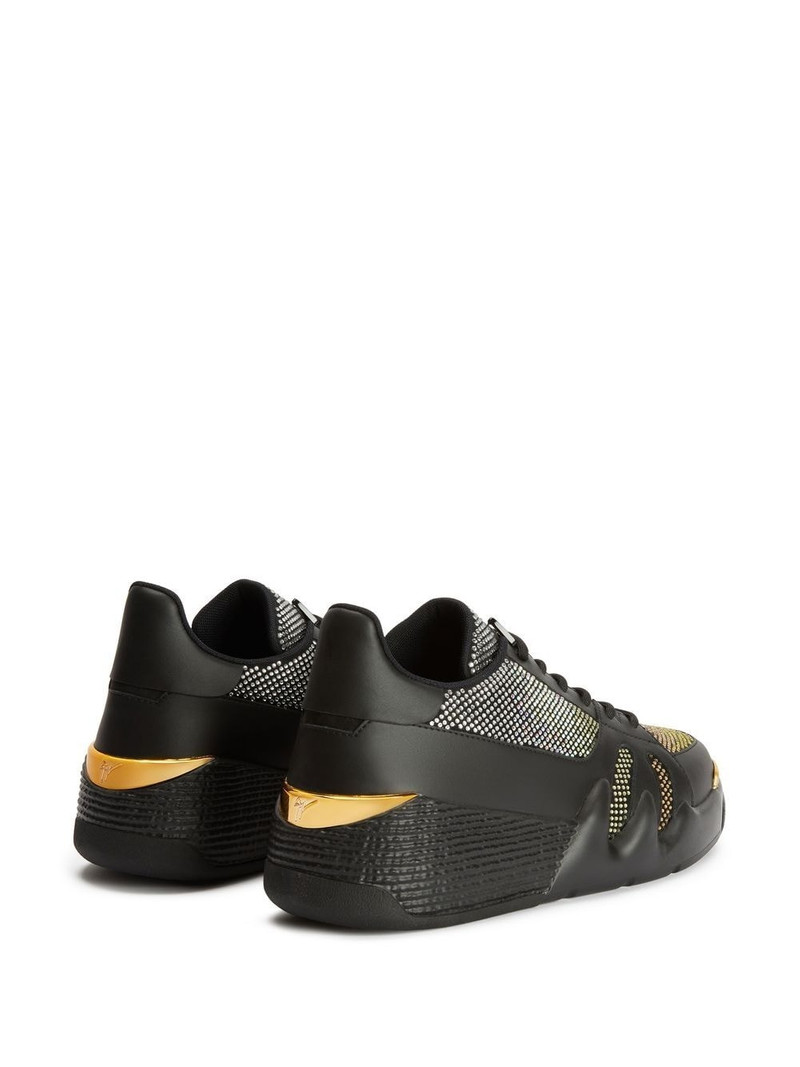 rhinestone low-top sneakers 3