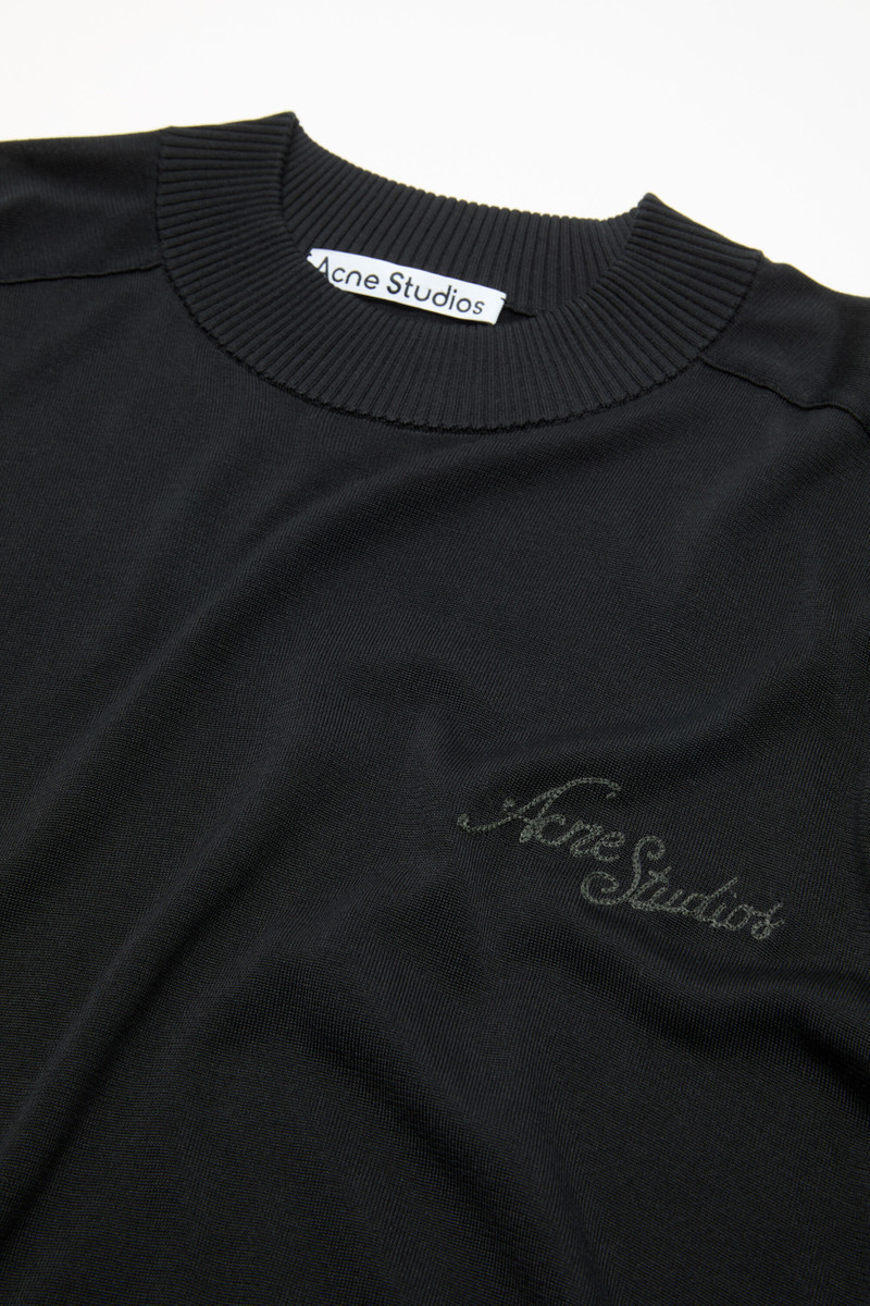Short-sleeve knit - Black 5
