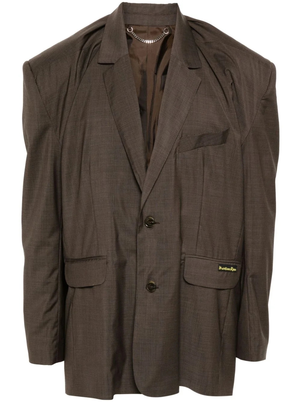 logo-patch blazer - 1