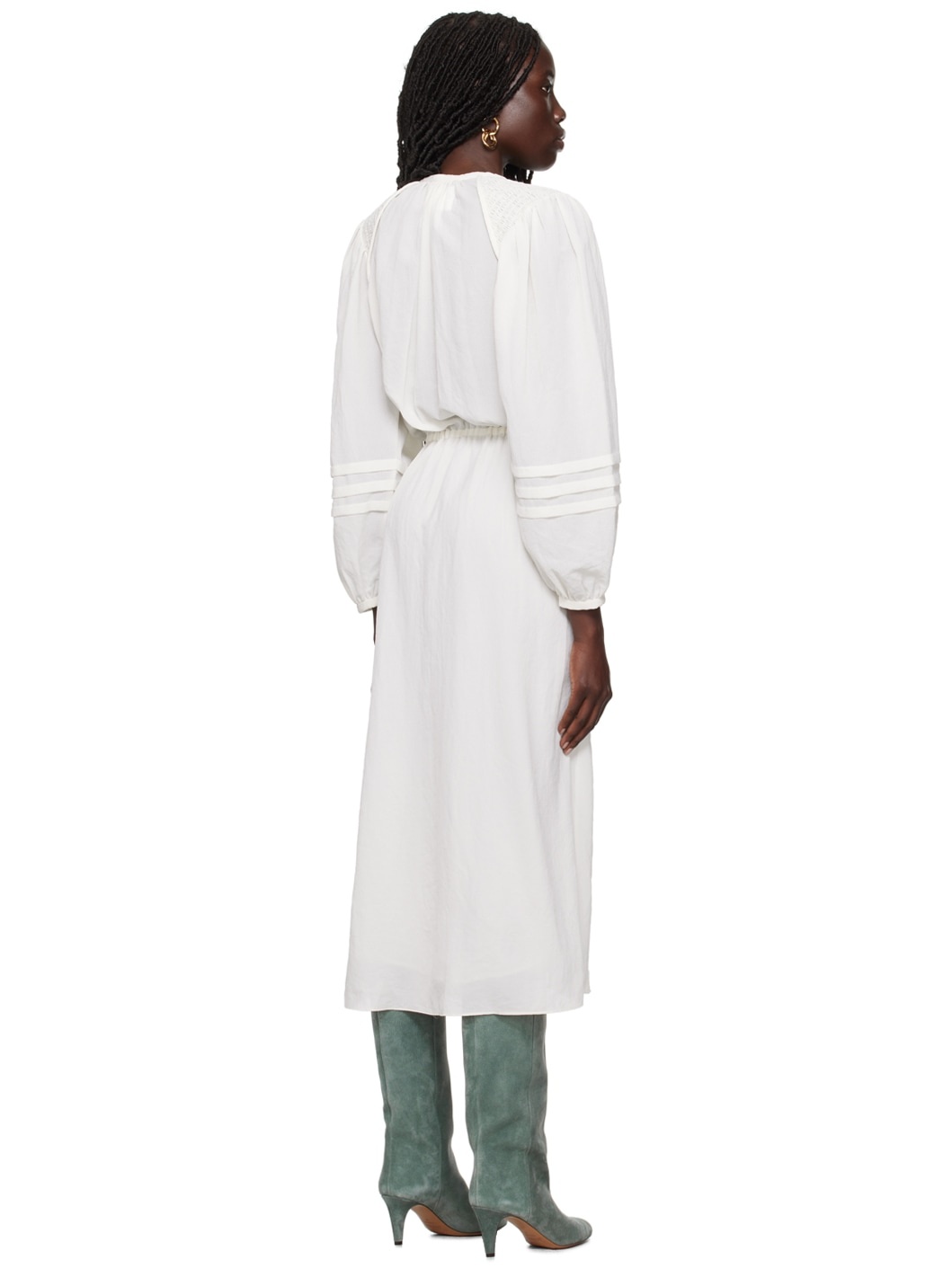 Off-White Lydia Midi Dress - 3