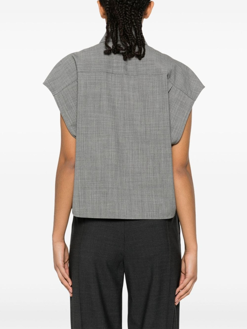 mÃ©lange cropped shirt 4