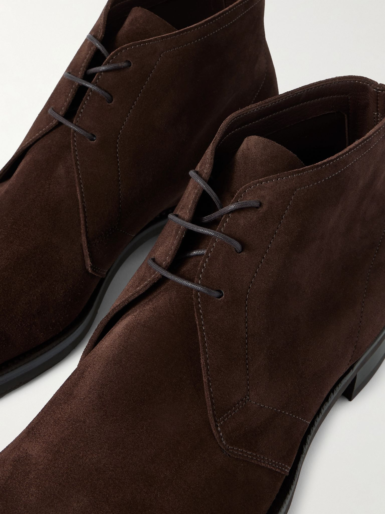 Shanklin Suede Chukka Boots Dark brown - 6