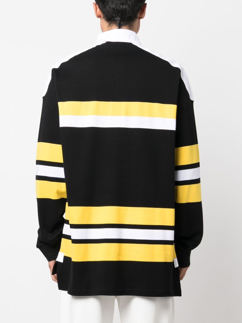 WALES BONNER Riff Polo ウェールズボナー WALES BONNER Riff organic cotton polo shirt | farfetch