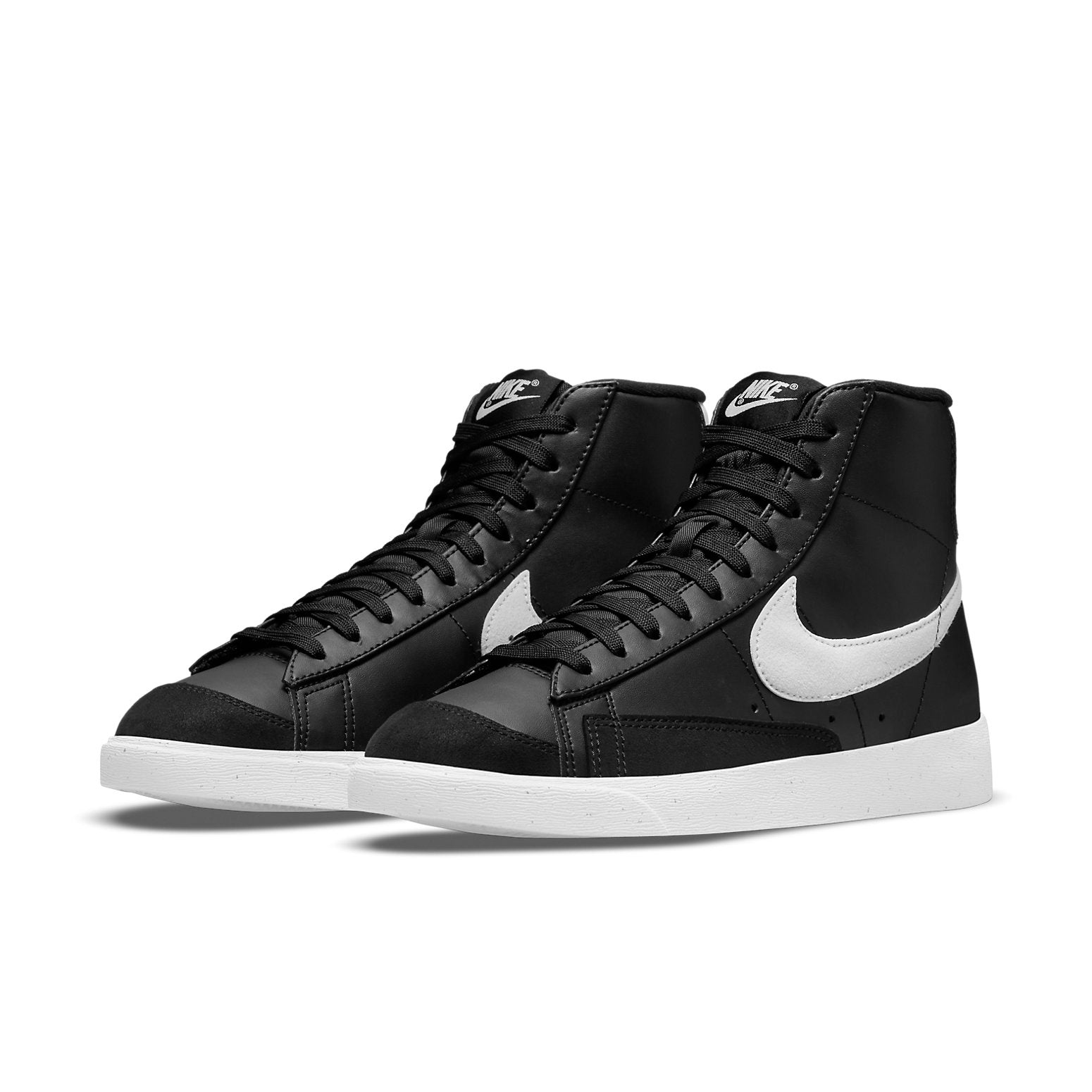 (WMNS) Nike Blazer Mid '77 Next Nature 'Black White' DO1344-001 - 3