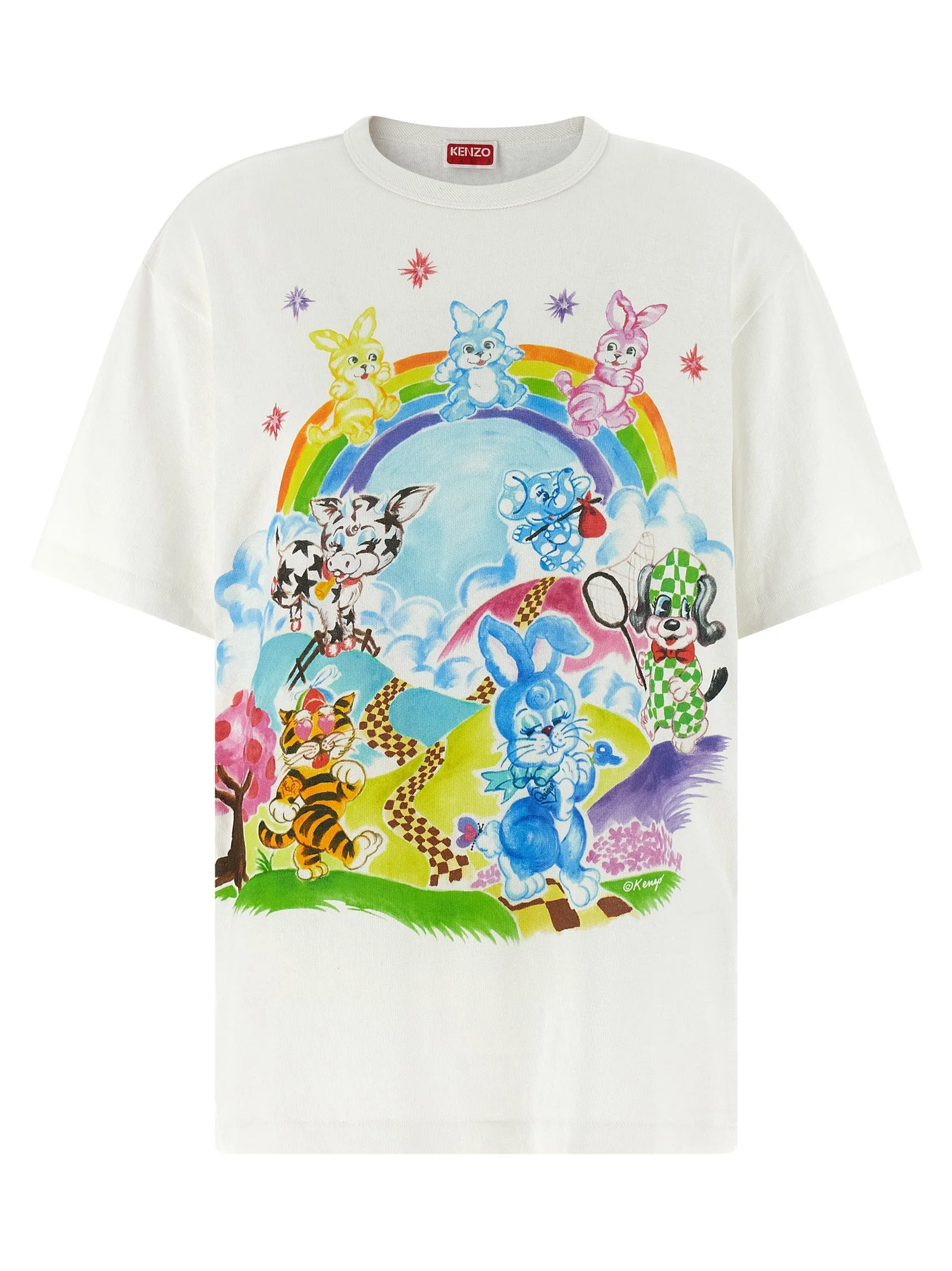 Kenzo Women 'Kenzo Cartoon' T-Shirt - 1